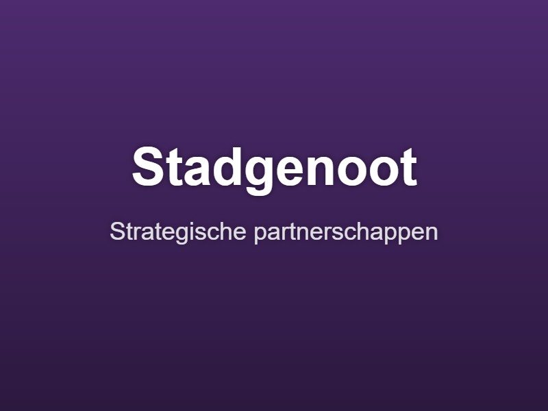 Stadgenoot